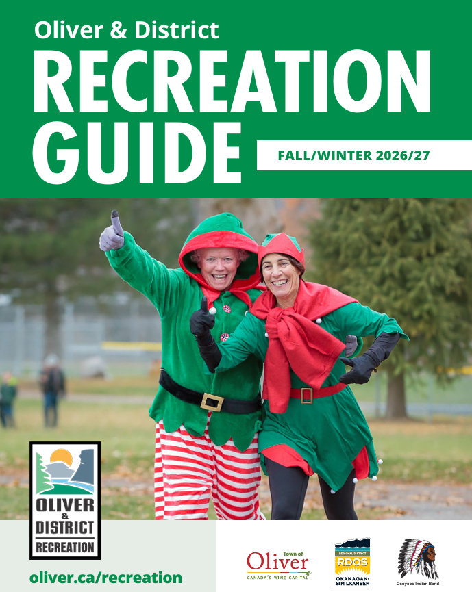 the Fall/Winter Recreation Guide cover