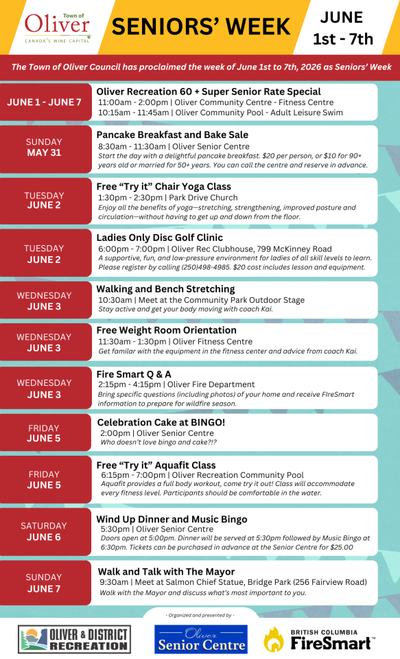 2026 BC Seniors Week Program